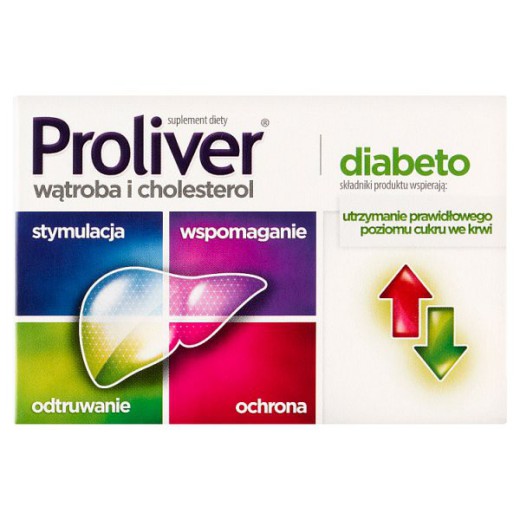 Proliver Diabeto, 30 tabletek