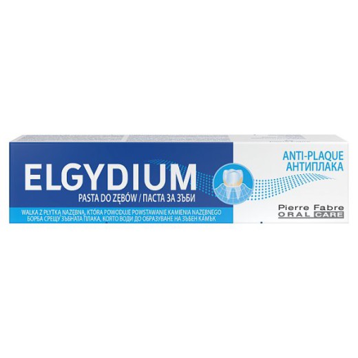 Elgydium Anti-Plaque, pasta do zębów przeciw płytce nazębnej, 75 ml