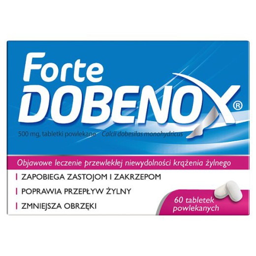 Dobenox Forte 500 mg, 60 tabletek powlekanych