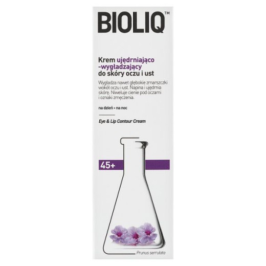 Bioliq 45 +, krem ujędrniająco-wygładzający do skóry oczu i ust, 15 ml