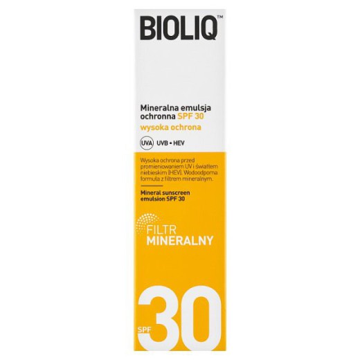 Bioliq SPF, mineralna emulsja ochronna, SPF 30, 30 ml