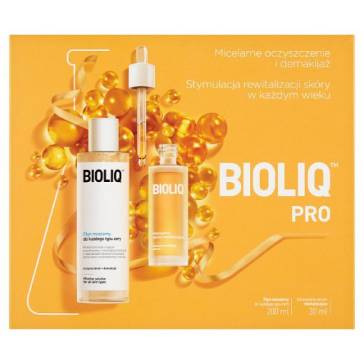 Zestaw Bioliq Pro, intensywne serum rewitalizujące, 30 ml + płyn micelarny, 200 ml
