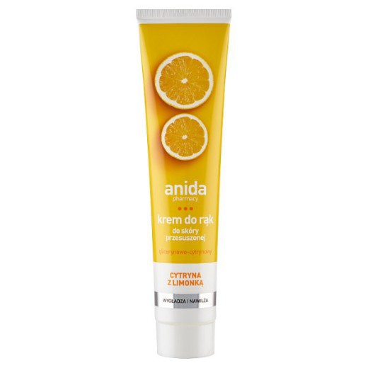 Anida, krem do rąk glicerynowo-cytrynowy z limonką, 125 ml