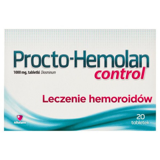 Procto-Hemolan Control 1000mg, 20 tabletek