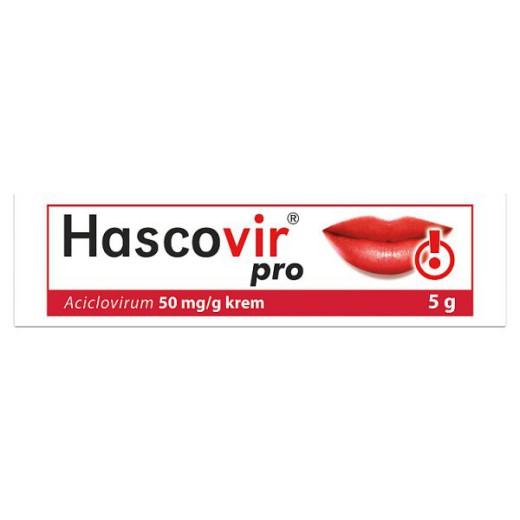 Hascovir Pro 50mg/g, krem, 5g