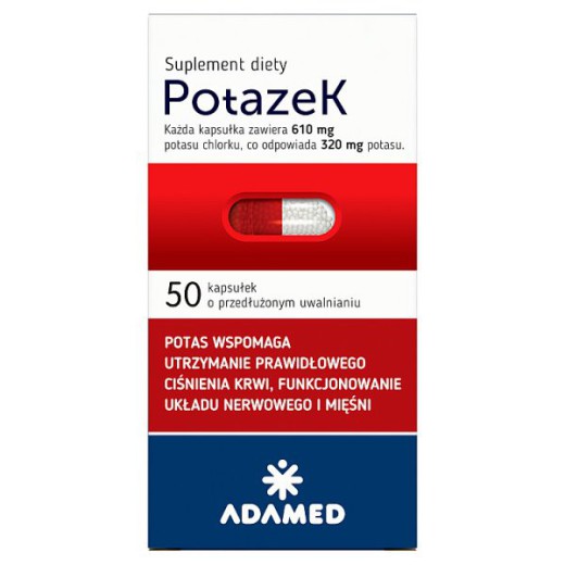 Potazek, 50 kapsułek o przedłużonym uwalnianiu