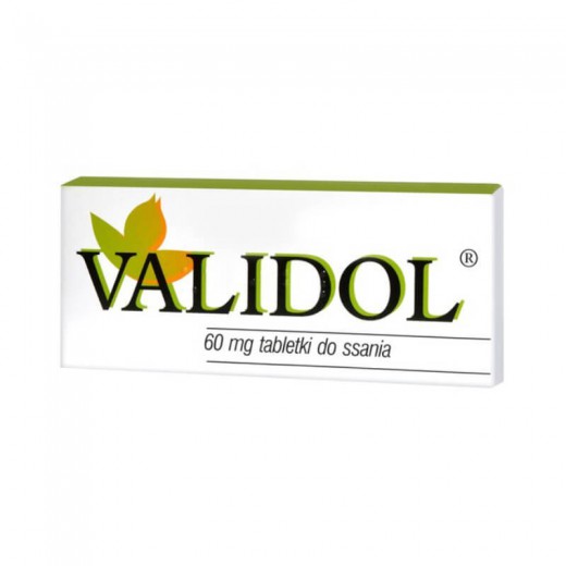 Validol, 60mg, 10 tabletek do ssania