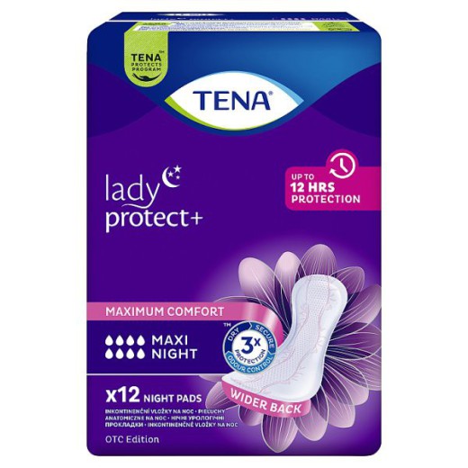 Tena Lady Night, podpaski specjalistyczne, Maxi, 12 sztuk