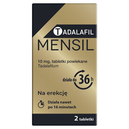 Tadalafil Mensil, 10 mg, 2 tabletki