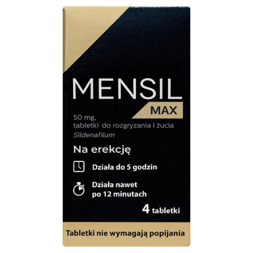 Mensil Max 50 mg, 4 tabletki do żucia