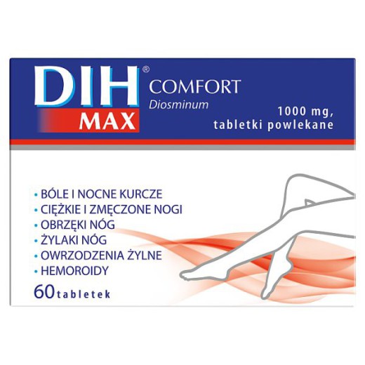 Dih Max Comfort 1000mg, 60 tabletek