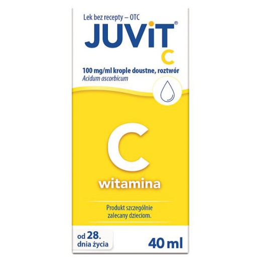 Juvit C, krople dla dzieci od 28 dnia życia, 40ml