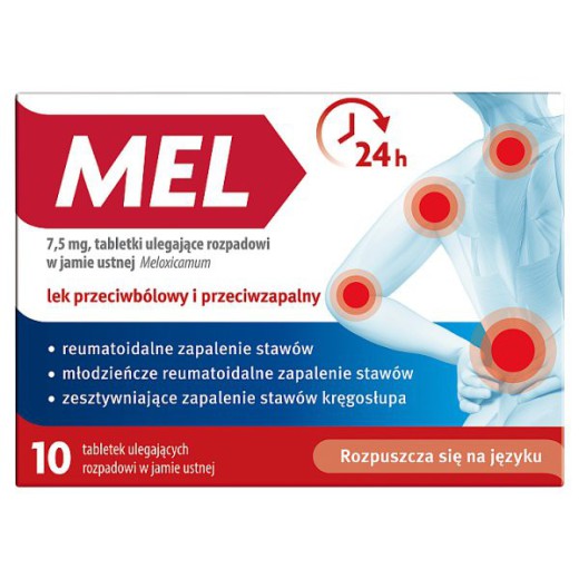 Mel 7,5mg, 10 tabletek