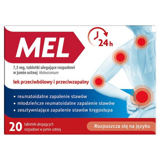 Mel 7,5 mg, 20 tabletek