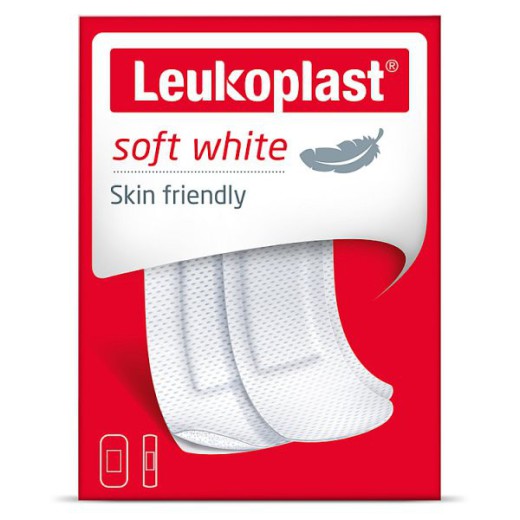 Leukoplast Soft White, plastry z opatrunkiem, 2 rozmiary, 20 sztuk