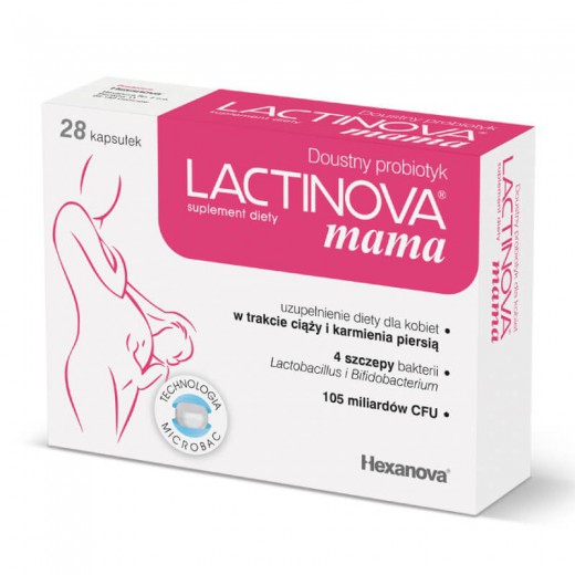Lactinova mama, 28 kapsułek doustnych
