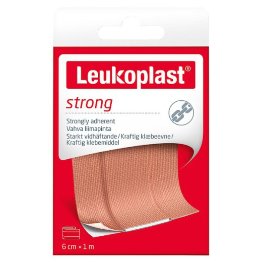 Leukoplast Strong, plaster opatrunkowy, 6 cm x 1 m, 1 sztuka