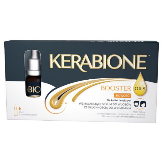 Kerabione Booster, serum wzmacniające do włosów, 4x20ml