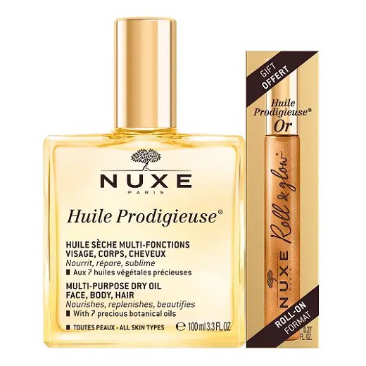 Nuxe Huile Prodigieuse Olejek suchy + Or Roll 8ml