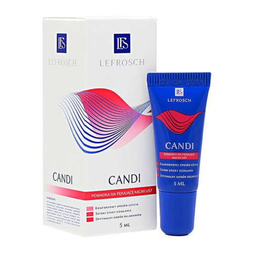 LEFROSCH Candi, pomadka na pękające kąciki ust, 5ml