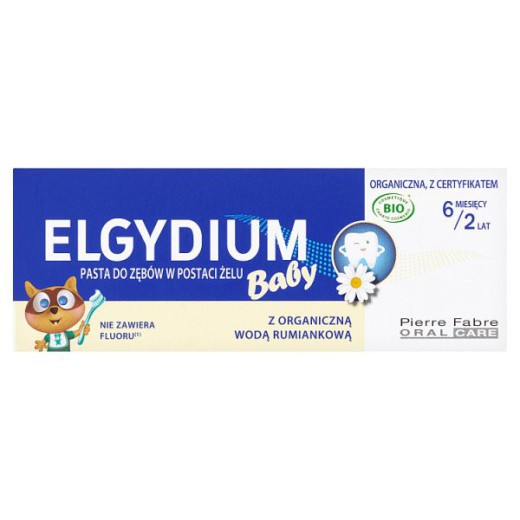Elgydium Baby pasta do zębów w żelu, dla dzieci od 6 miesięcy do 2 lat, 30ml