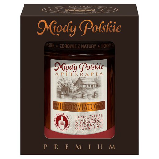 Miód Premium Wielokwiatowy, Miody Polskie, 400 g