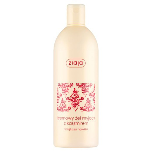 Ziaja, kremowy żel myjący z kaszmirem, pod prysznic i do kąpieli, 500 ml