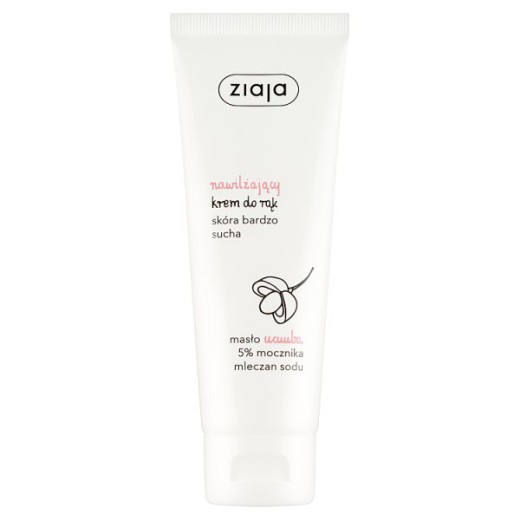 Ziaja, nawilżający krem do rąk, masło ucuuba, 80 ml