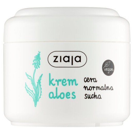 Ziaja Aloes, krem bio aloes do twarzy, 100 ml