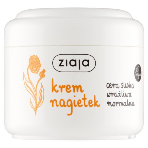 Ziaja, krem z nagietkiem, cera sucha i normalna, 100 ml