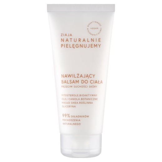 Ziaja Naturalnie Pielęgnujemy, nawilżający balsam do ciała przeciw suchości skóry, 200ml