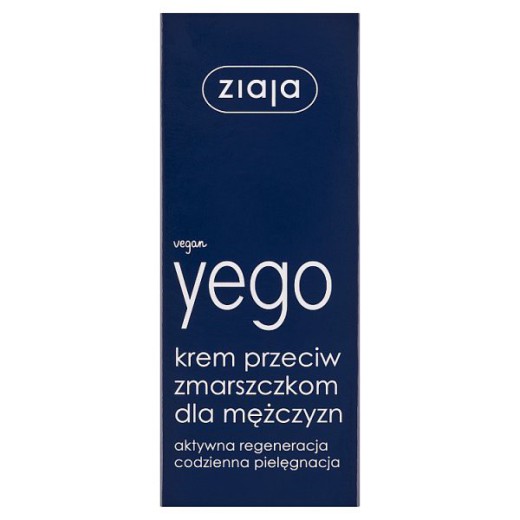 Ziaja Yego, krem przeciwzmarszczkowy dla mężczyzn, 50 ml