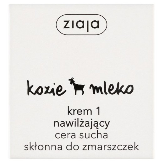 Ziaja Kozie Mleko, krem 1, nawilżanie, cera sucha, 50 ml