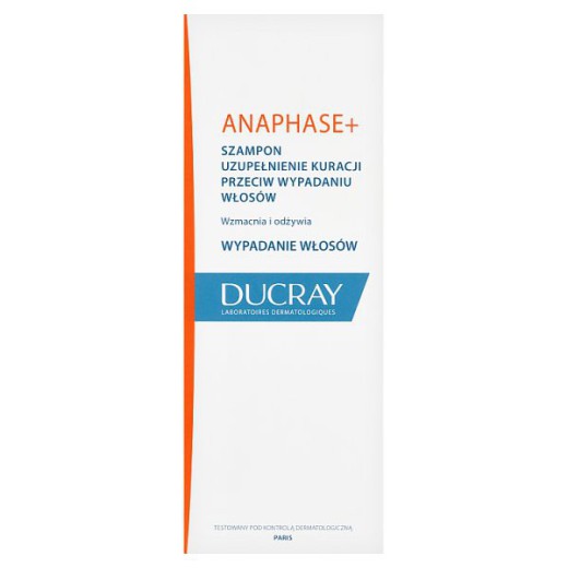 Ducray Anaphase+, szampon przeciw wypadaniu włosów, wzmacnia i dodaje objętości, 200 ml