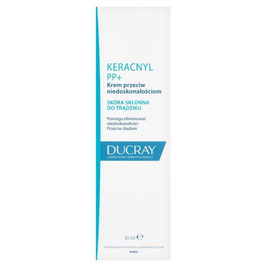 Ducray Keracnyl PP+, krem przeciw niedoskonałościom, 30 ml