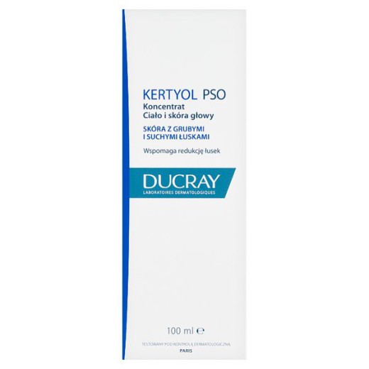 Ducray Kertyol P.S.O., koncentrat do ciała i skóry głowy, 100 ml