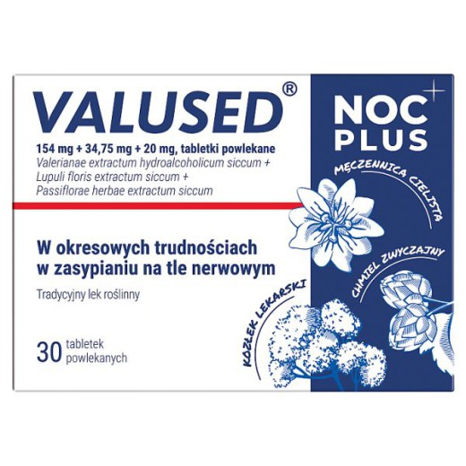 Valused Noc, 30 tabletek powlekanych