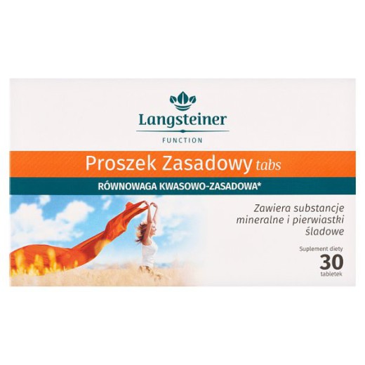 Langsteiner Proszek Zasadowy Tabs, 30 tabletek