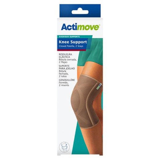 Actimove Everyday Supports Opaska stabilizująca staw kolanowy z zabudowaną rzepką i 2 fiszbinami, rozmiar L, 1 sztuka