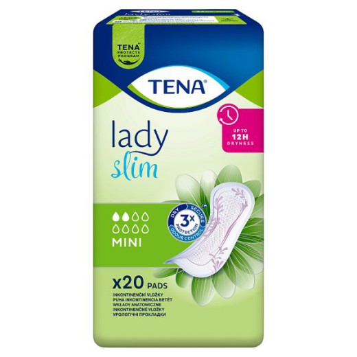 Tena Lady Slim, wkładki urologiczne, Mini, 20 sztuk
