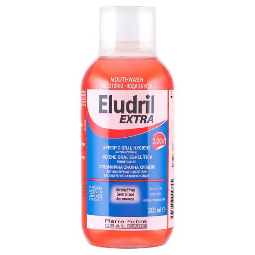 Eludril Extra, płyn do płukania jamy ustnej, 300 ml