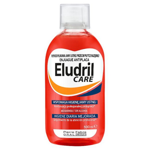 ELUDRIL Care, płyn do płukania jamy ustnej, 500ml