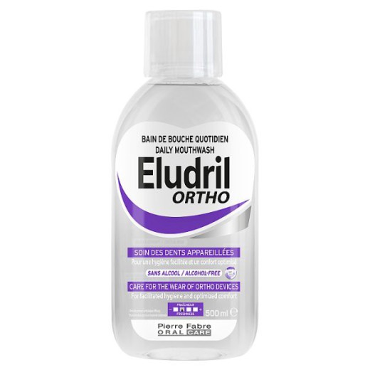 Eludril Ortho, Płyn do płukania jamy ustnej, 500ml