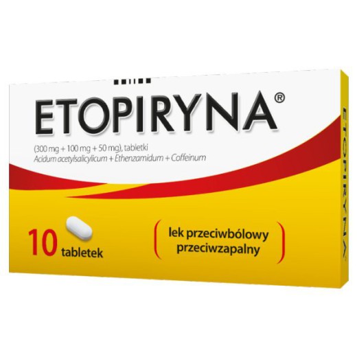 Etopiryna, tabletki od bólu głowy, 10 szt.