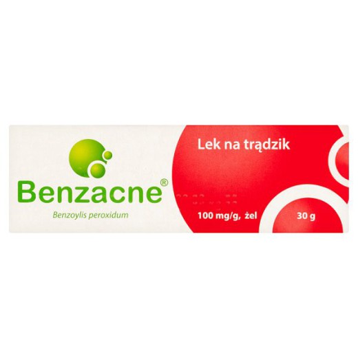 Benzacne 100mg/g, żel, 30g