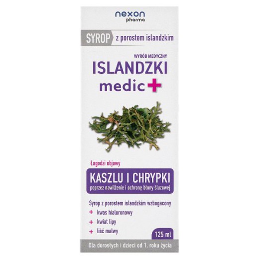 Syrop islandzki medic +, 125 ml