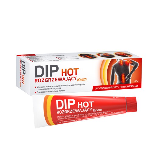 Dip Hot, krem rozgrzewający, 67g
