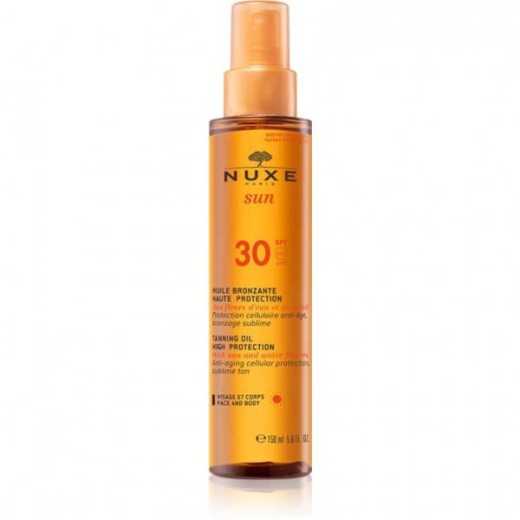 Nuxe Sun Olejek w sprayu do opalania SPF 30, 150 ml