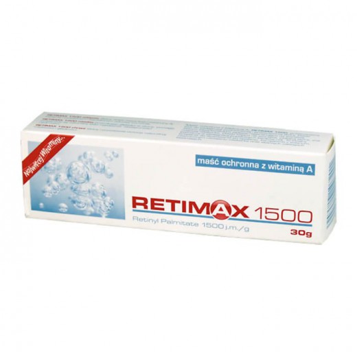 Retimax 1500, maść ochronna z witaminą A, 30g
