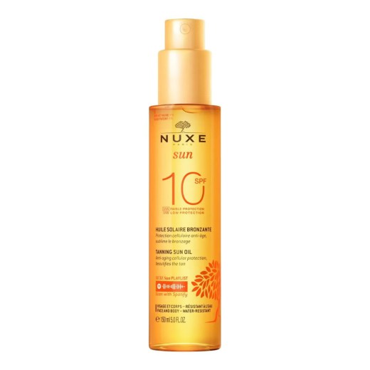 Nuxe Sun Olejek brązujący do opalania SPF 10, 150 ml